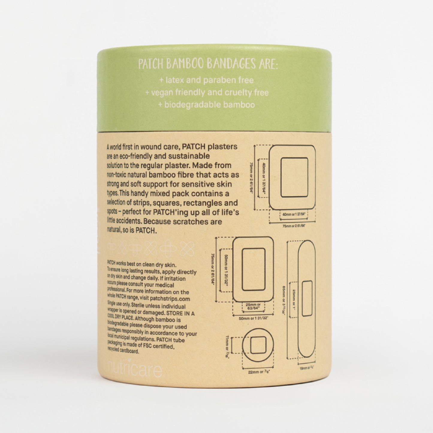 PATCH MIXED PACK - 100 Assorted Size Bandages
