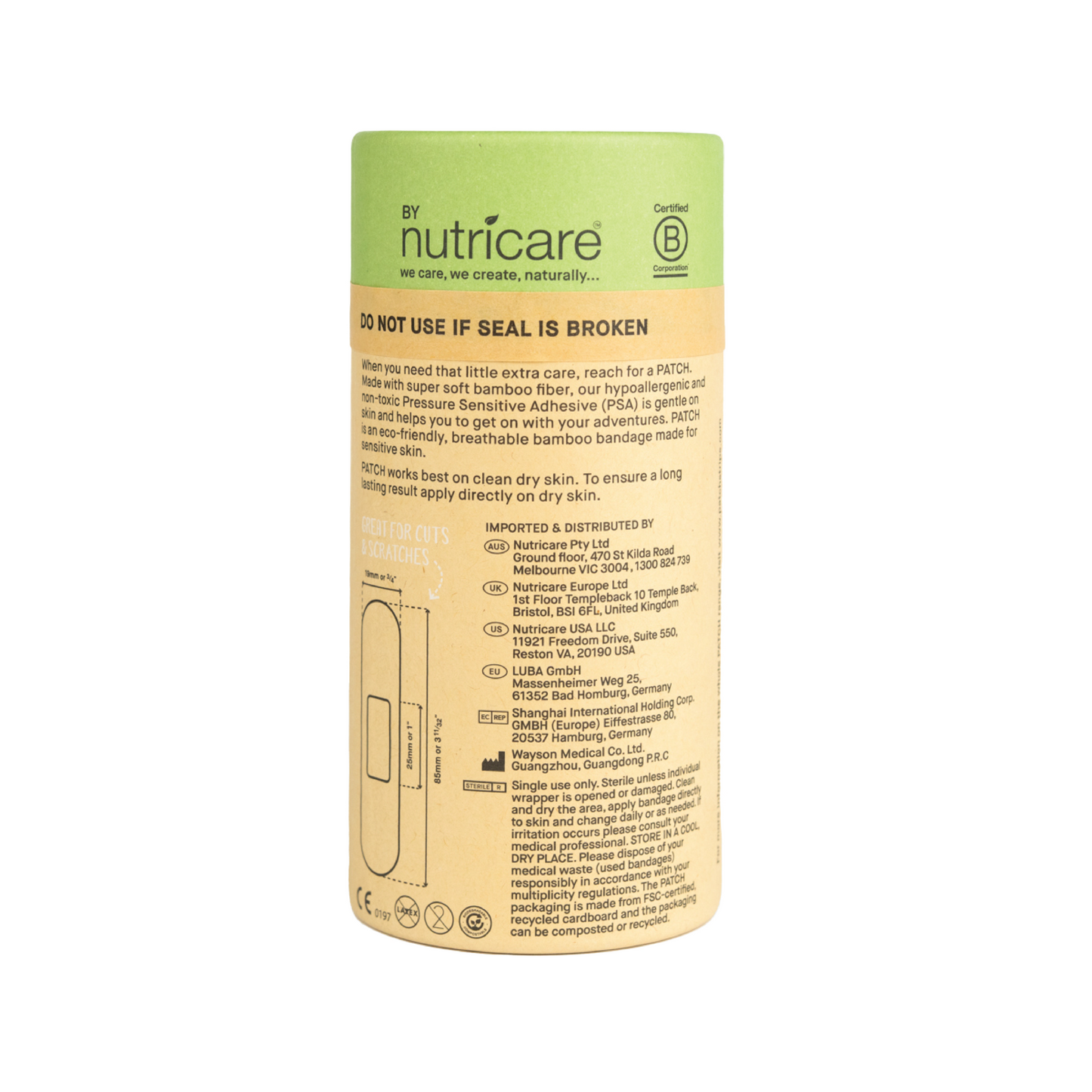 PATCH Natural Bamboo Bandages