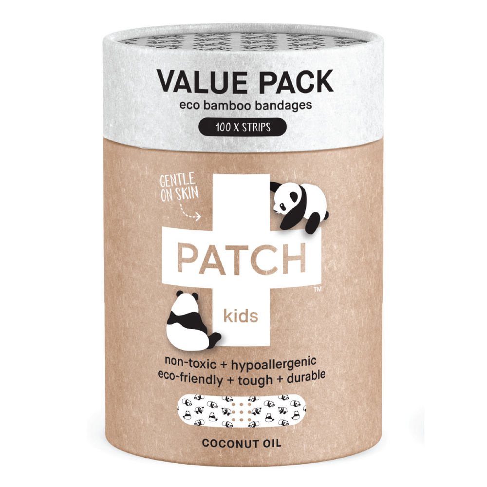 Value Pack Patch Bandages coconut oil eco friendly hypoallergenic non-toxic durable