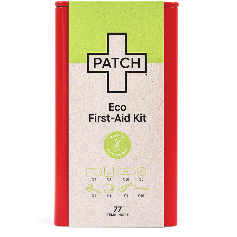 PATCH Eco First-Aid Kit containing hypoallergenic bandages for sensitive  skin – Nutricare
