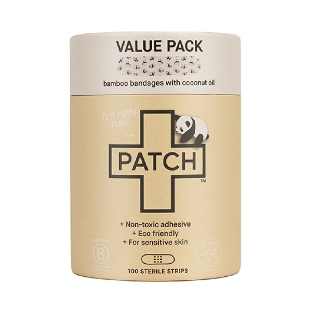 PATCH VALUE PACK - 100 Panda Bamboo Bandages