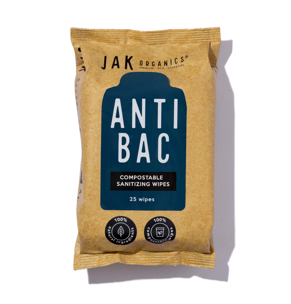 
                  
                    JAK Organics Antibac Wipes - 25pack
                  
                