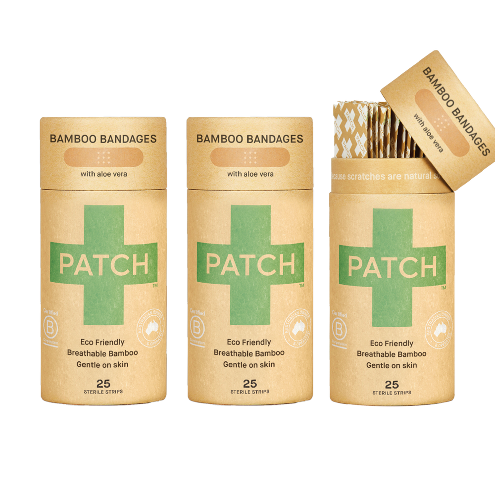 PATCH Aloe Vera Bamboo Bandages are Hypoallergenic for Sensitive Skin –  Nutricare