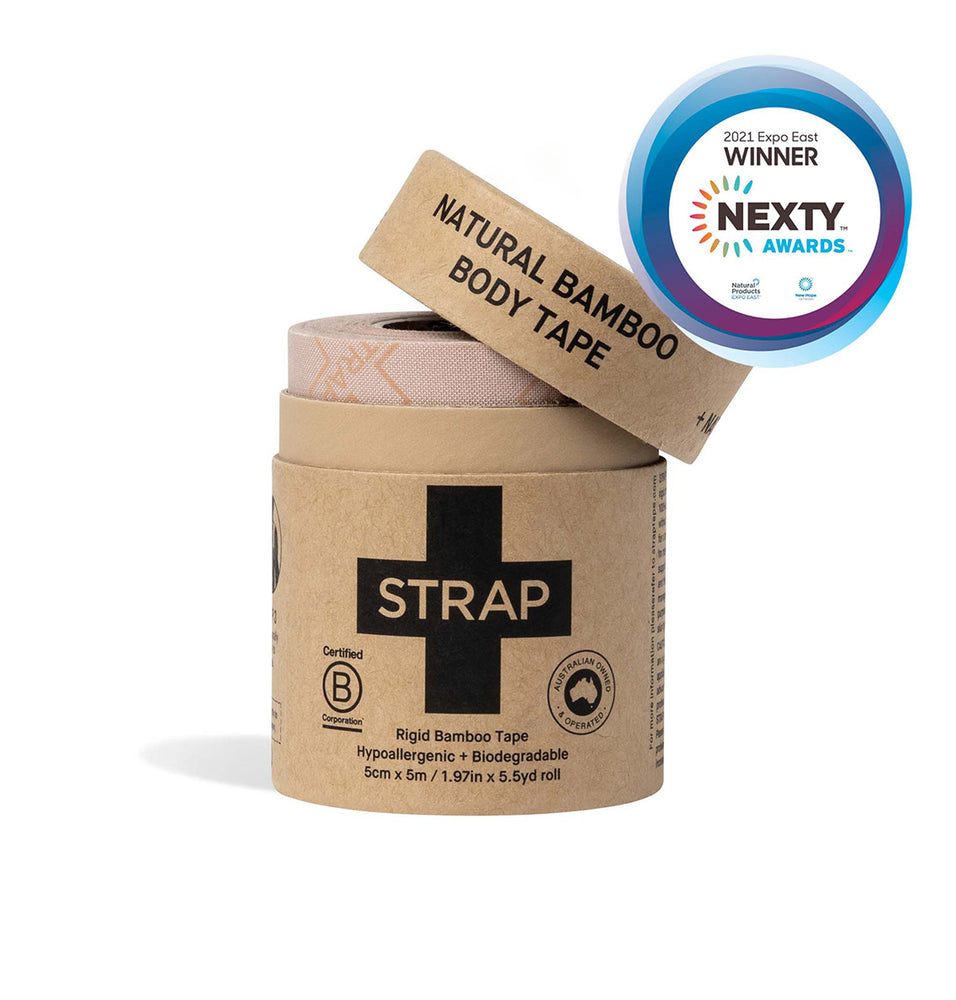 
                  
                    Strap Natural Bamboo Body Tape Sports Tape Rigid Hypoallergenic Tape, Biodegradable, Athletic and Kinesiology Tape
                  
                